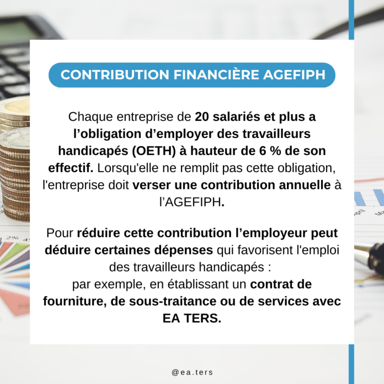 La contribution AGEFIPH