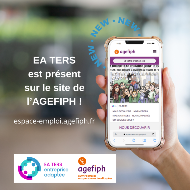 EA TERS est présent sur le site de l&rsquo;AGEFIPH !