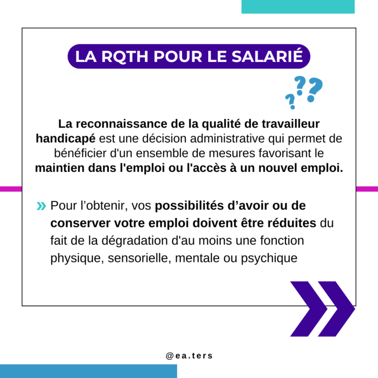 La RQTH, qu&rsquo;est-ce que c&rsquo;est ?